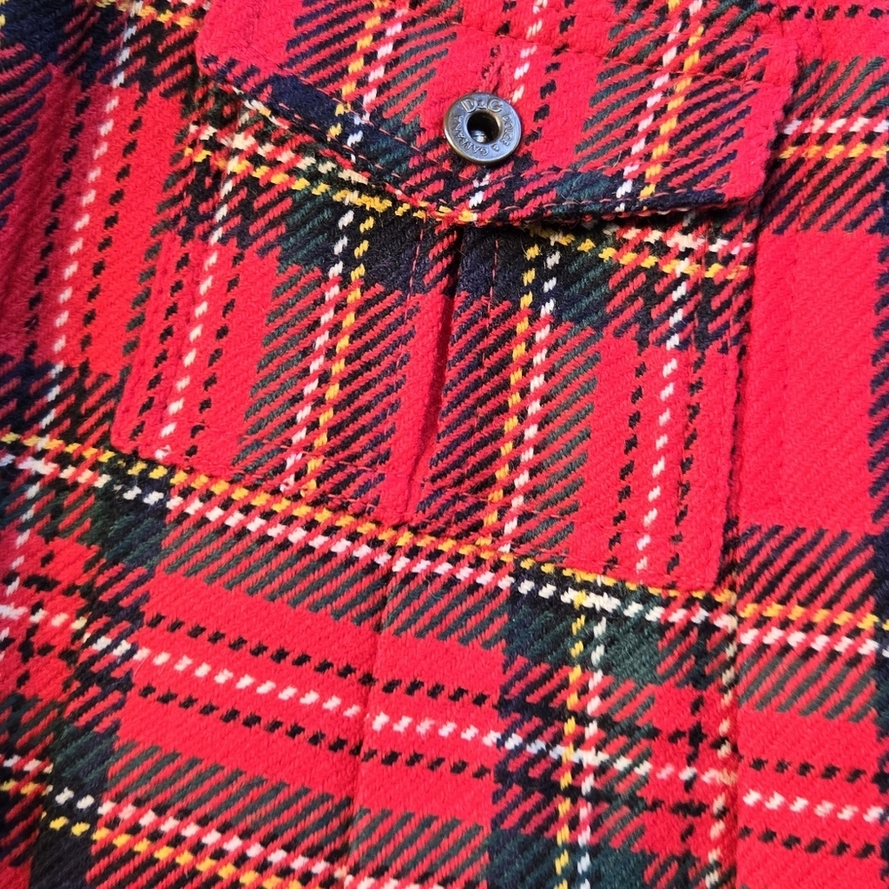 Dolce & Gabbana Plaid Pleated Mini Skirt Y2K - Picture 6 of 11